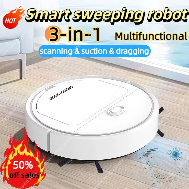 Fully Automatic Robot 3-in-1 Efficient Cleaning Scanning Suction Dragging Integrated Cleaning Machine Vacuum Cleaner Home 2026