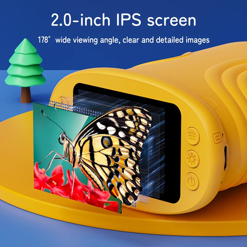 1000X Handheld Digital Microscope for Kids – Rechargeable with 2" Screen, STEM Gift