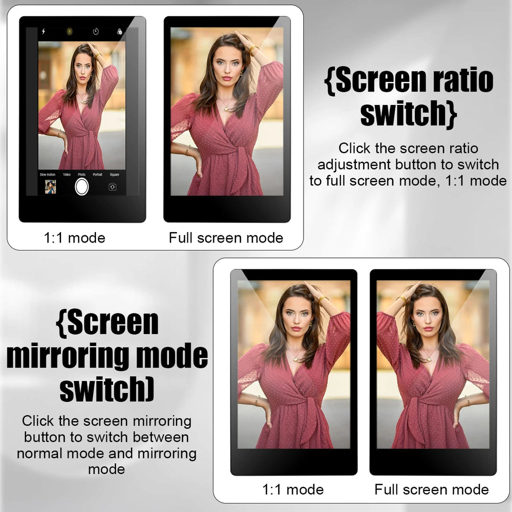 Wireless Magnetic Selfie Monitor Screen for Phone Vlogging