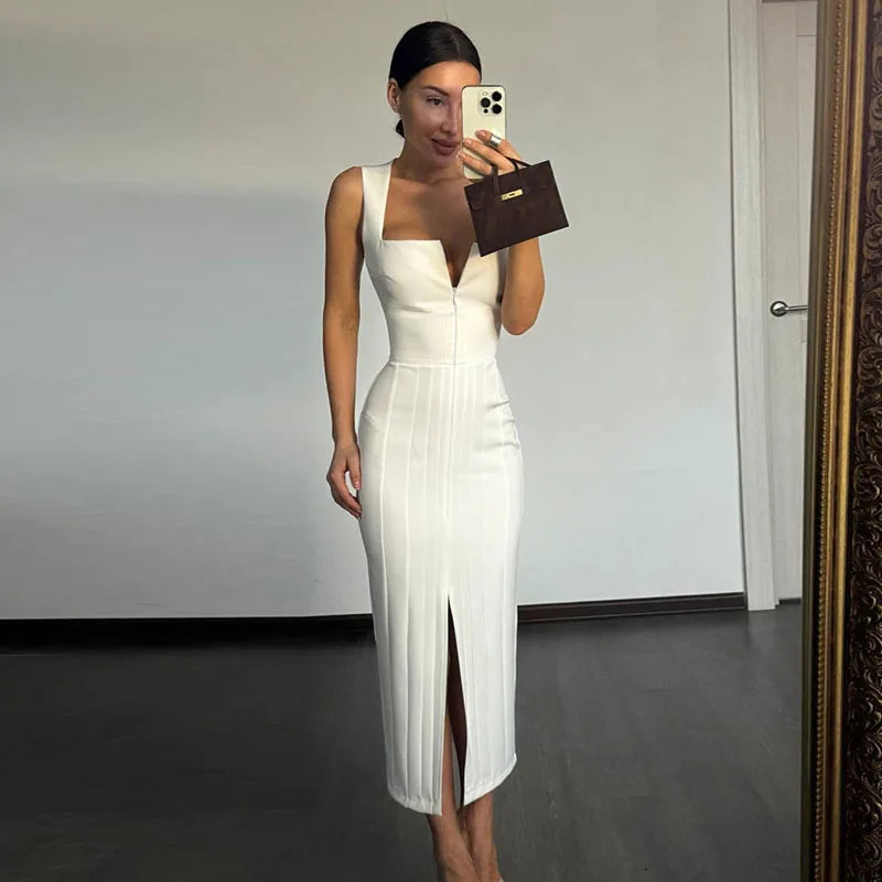 Elegant Single-breasted Blazers Dress 2026 Summer New Slim Waist-cinching Short Sleeve Lapel Long Robes Women's Solid Streetwear