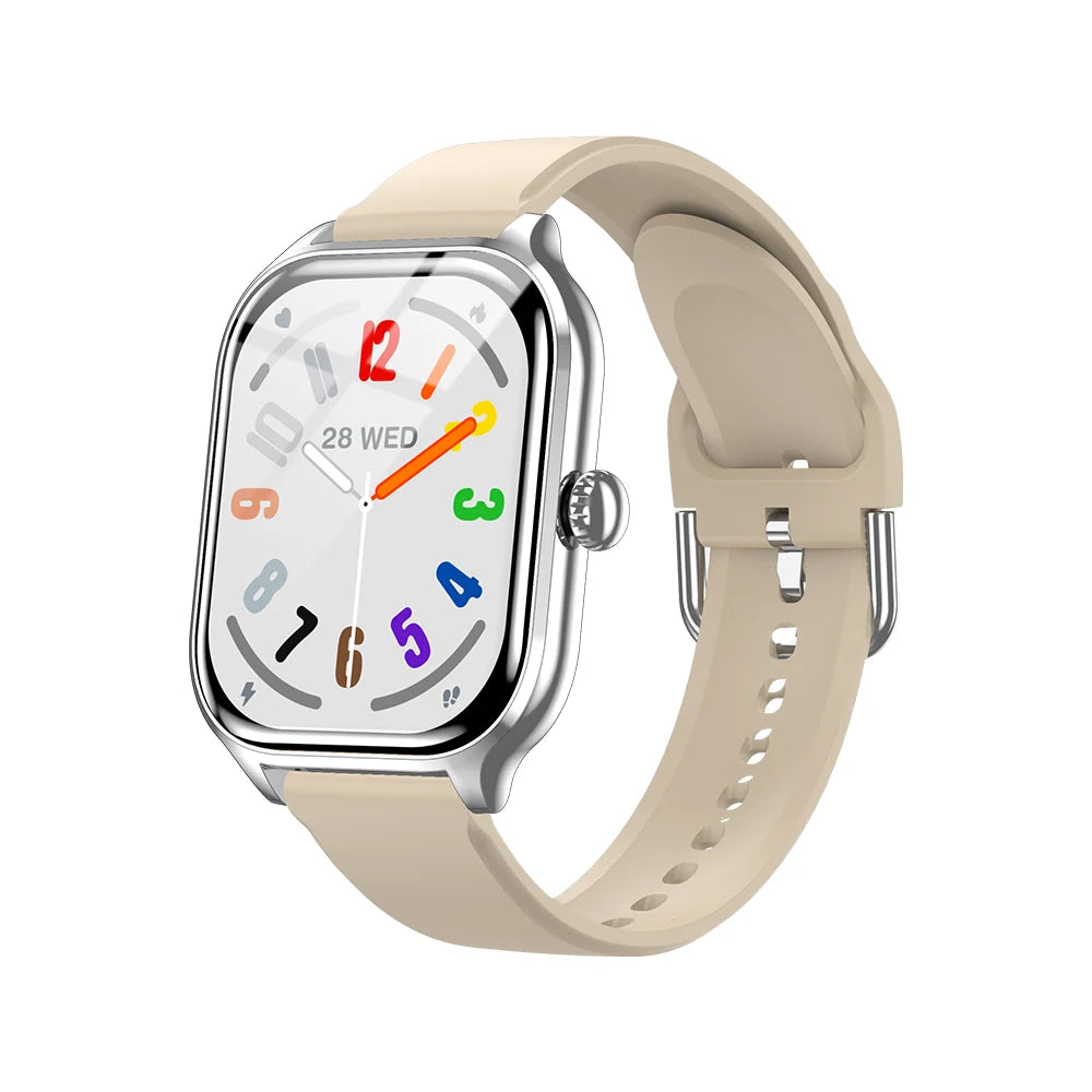 H9 2.01" HD Smart Watch with Bluetooth Calling, Message Preview & Weather Forecast