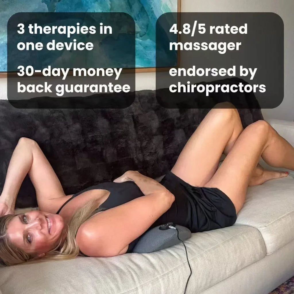 Multifunctional 3-in-1 Back & Neck Massager with Heat