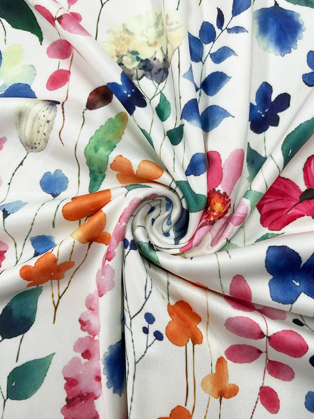 Women's Watercolor Floral Print Sleeveless Midi Dress Summer Casual Round Neck A Line Flowy Sundress
