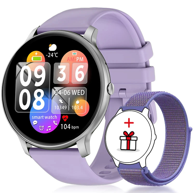 LIGE Unisex Smart Watch with Bluetooth Calling, 1.39" Display, Sports Modes