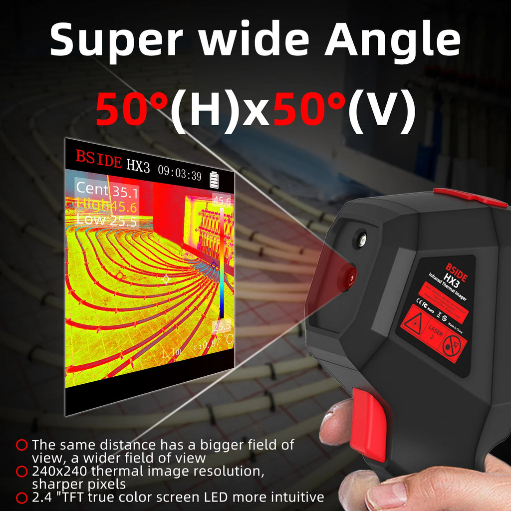 Handheld Thermal Imaging Camera – 240x240 IR Resolution