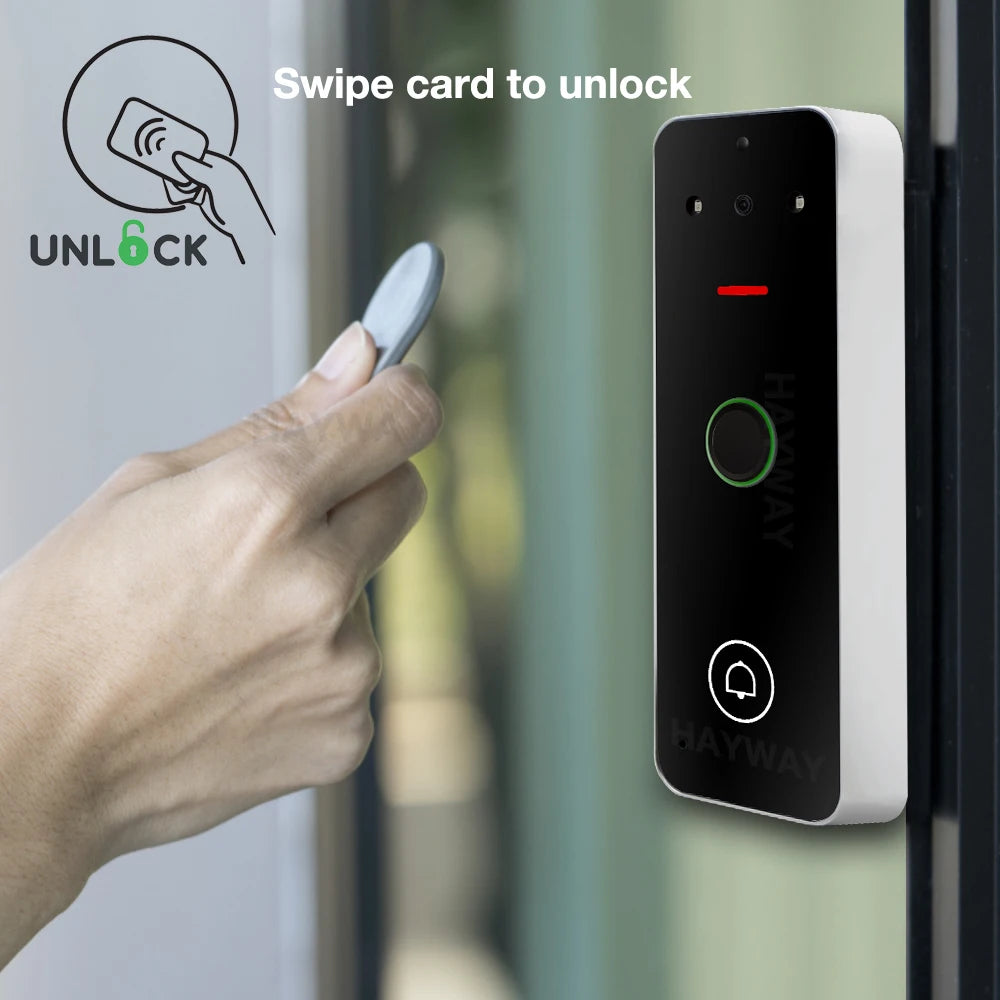 Support Tuya App Wifi Smart Access Control Video Doorbell Camera System Digital Electronic Lock Coder Digitcode Fingerprint Lock