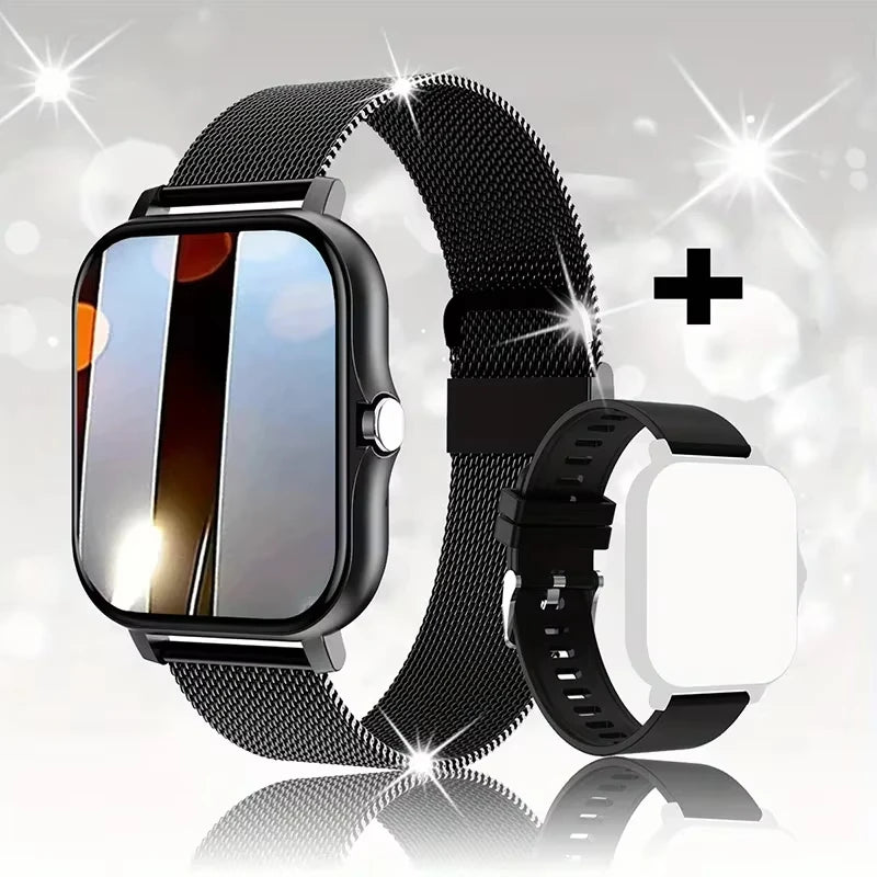 LAXASFIT Full Touch Screen Smart Watch with Bluetooth Calling & Sports Modes