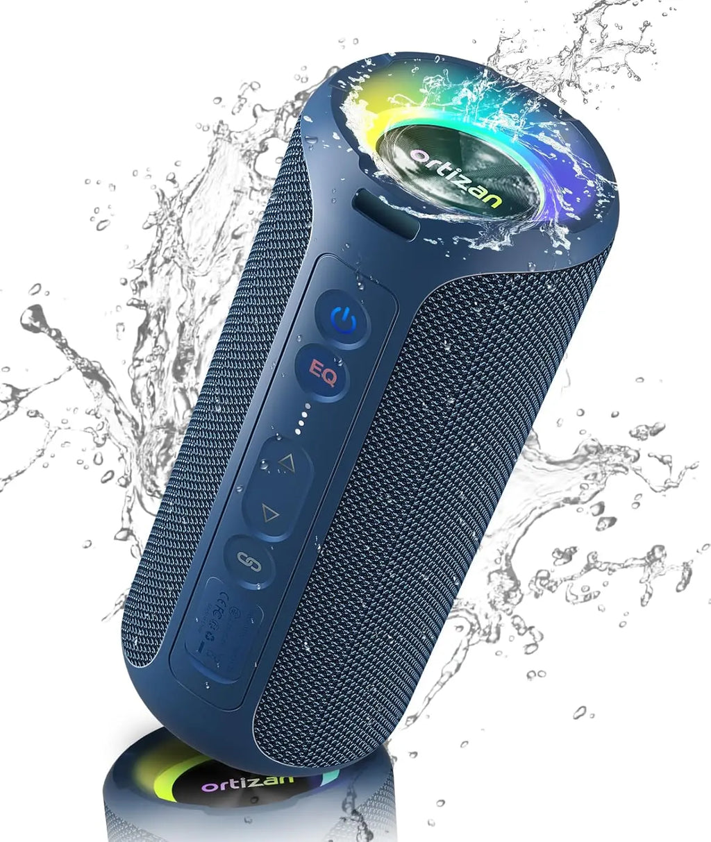 40W Portable Bluetooth Speaker – Deep Bass, Waterproof Outdoor Wireless Speaker