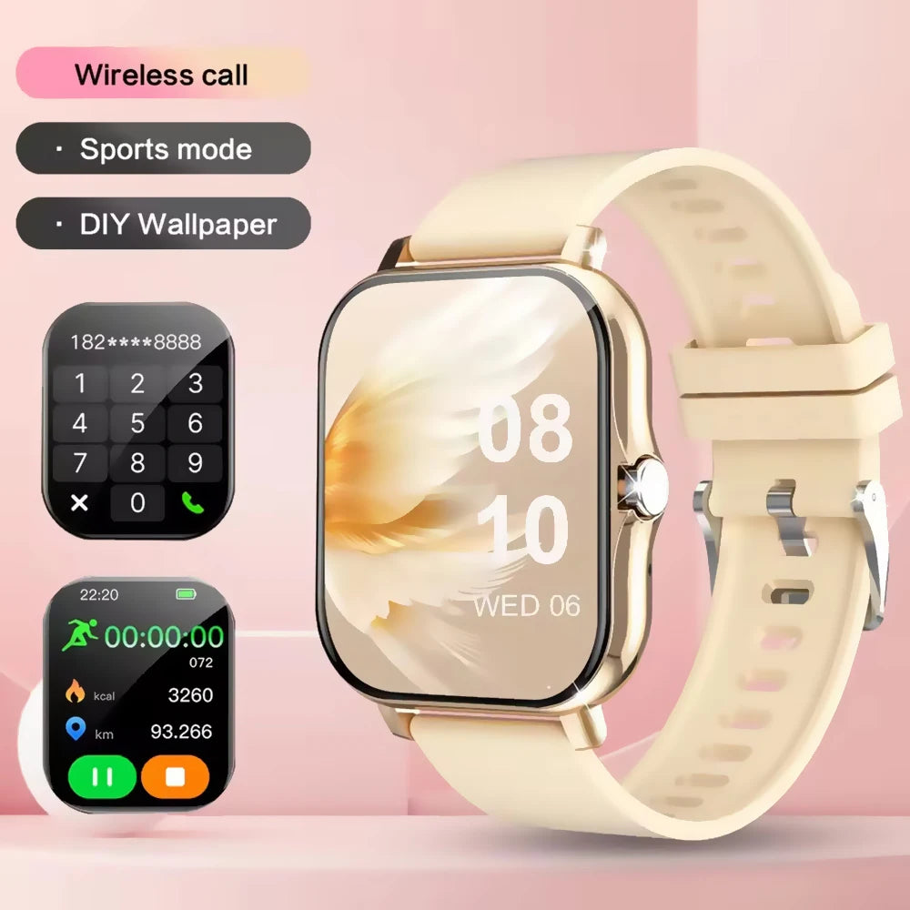 1.83" Smart Watch with Bluetooth Calling, Fitness Tracker & Sports Modes for iOS/Android