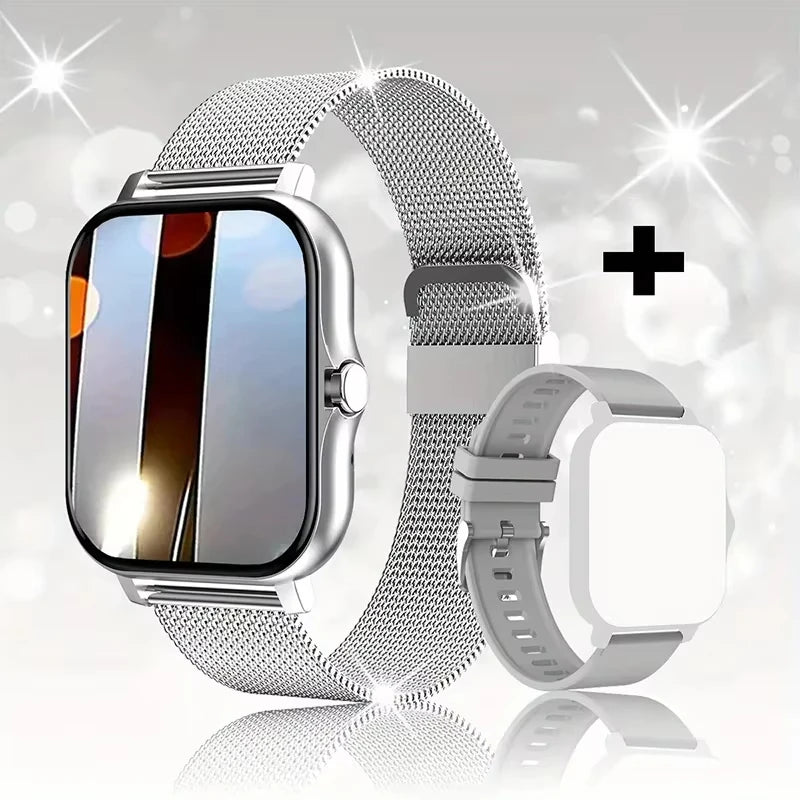 LAXASFIT Full Touch Screen Smart Watch with Bluetooth Calling & Sports Modes