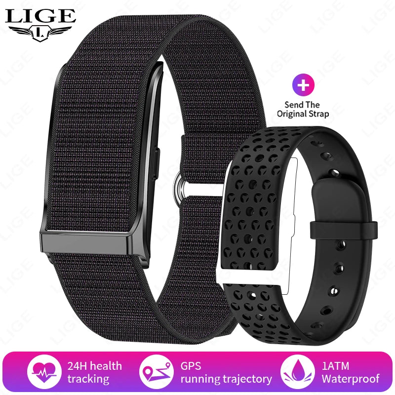 LIGE Screenless Fitness Band Watch, Activity & Sleep Tracking, Water Resistant