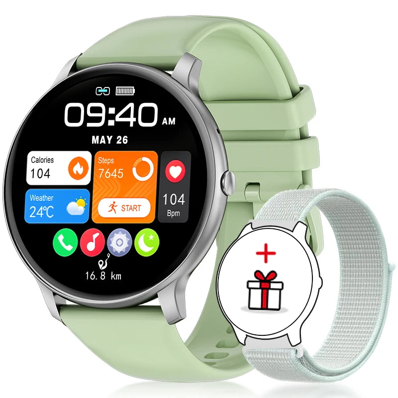 LIGE Unisex Smart Watch with Bluetooth Calling, 1.39" Display, Sports Modes
