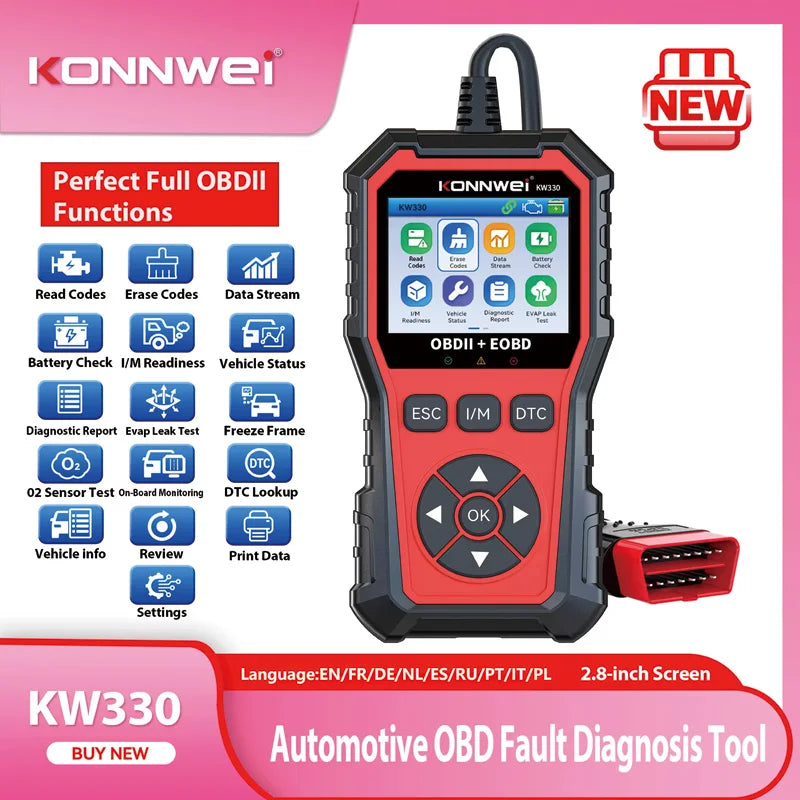 Car OBD2 Scanner – Engine Fault Code Reader & Diagnostic Tool