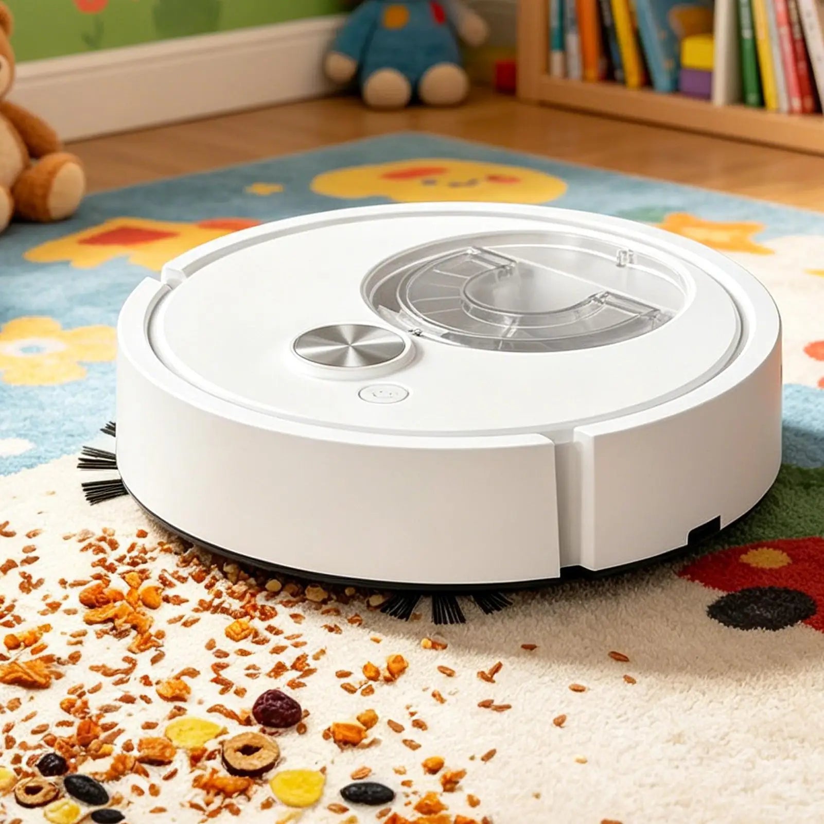 Self Cleaning Robot Vacuum Smart Cleaning Device Automatic Type-C Rechargeable Floor Robot Vacuum for Pet Hair Dust Carpet