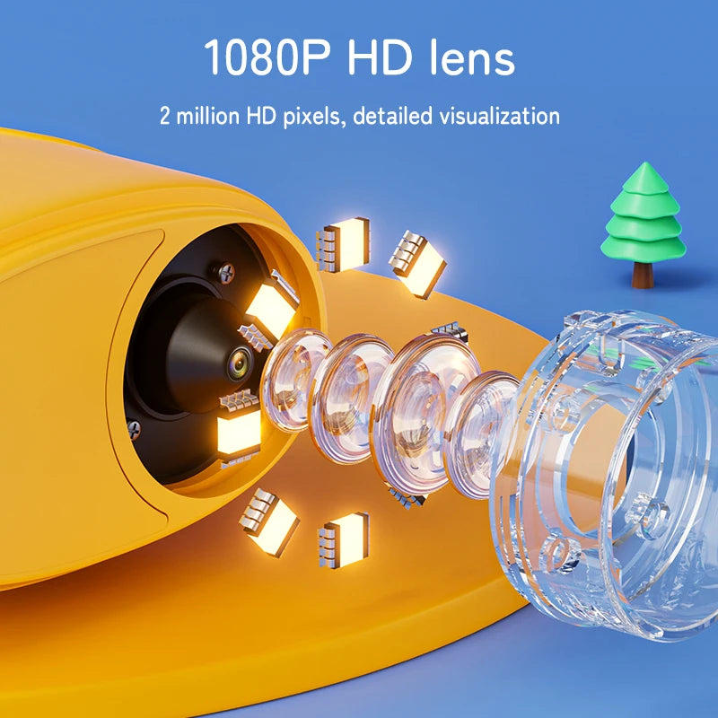 1000X Handheld Digital Microscope for Kids – Rechargeable with 2" Screen, STEM Gift