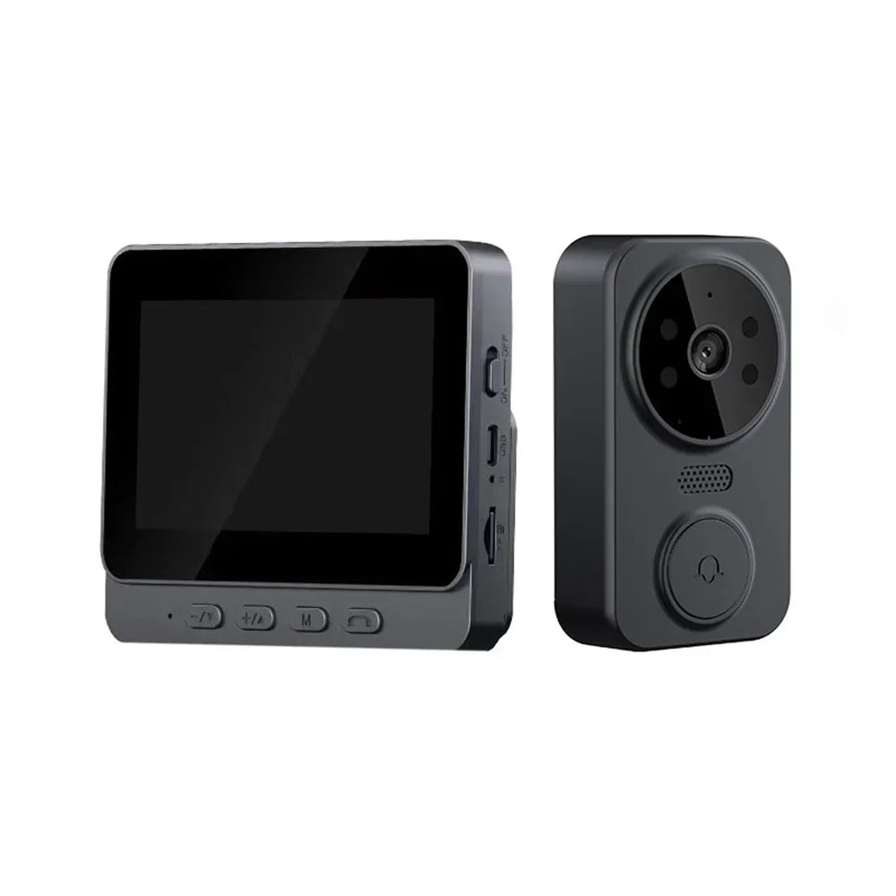 Smart Video Doorbell Camera Wireless, 1080P HD with Night Vision, 2.4G WiFi, Motion Detection, 2-Way Audio, and Cloud Service