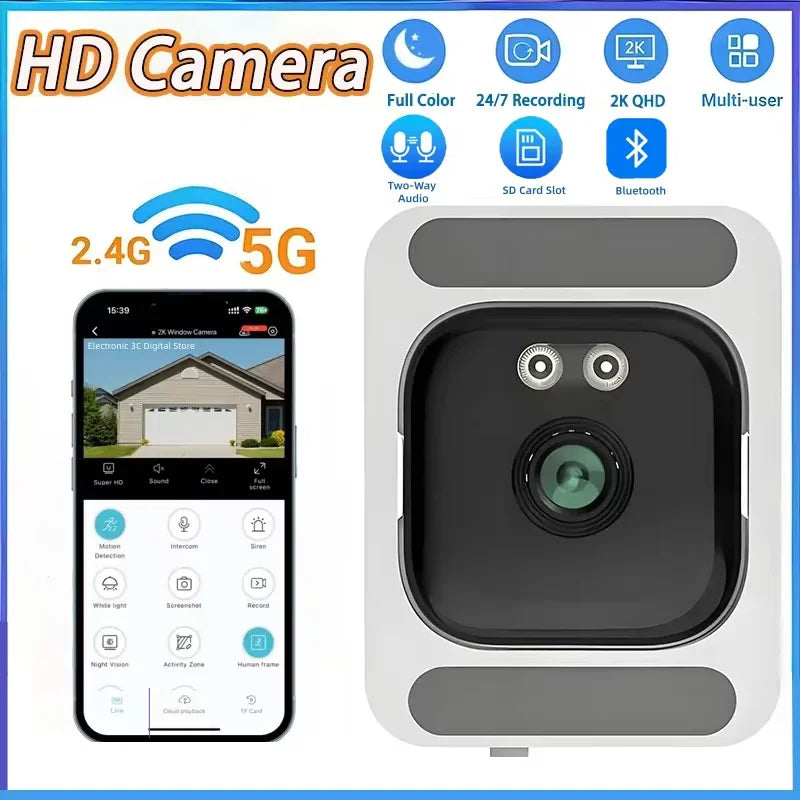 WiFi Camera Safety Monitor Mini 1080P HD Camcorders Indoors Night Version Video Intelligent Camera Security Protection 2026 New