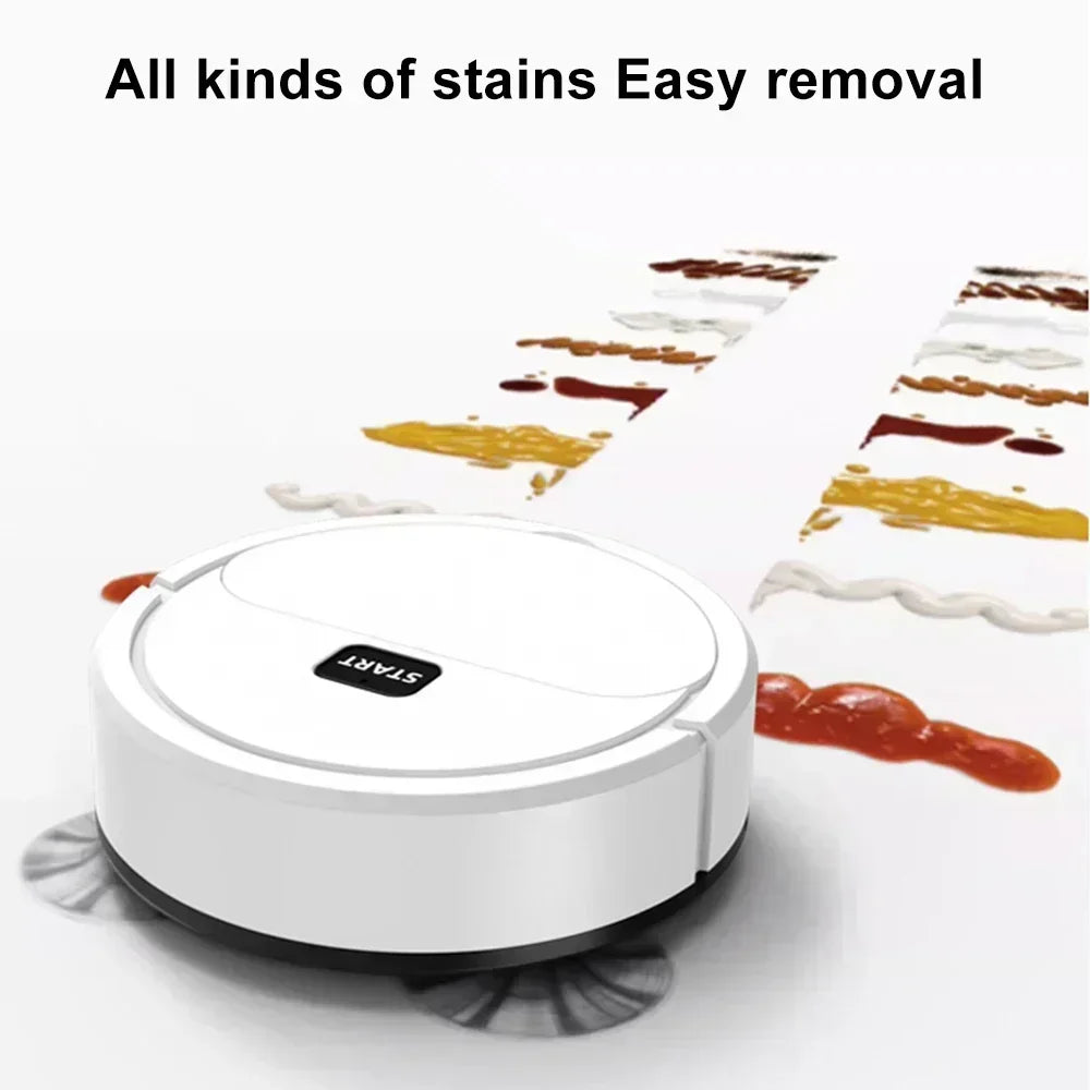 2026 Smart Sweeping Robot Mini Silent Vacuum Cleaner Sweep Mop Brush 5-in-1 Multi-function Cleaning Machine for Home