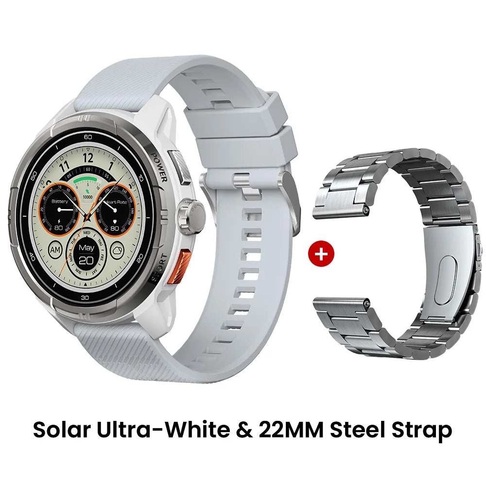 HAYLOU Solar Ultra GPS Smart Watch, 1.6" AMOLED, 5ATM Water Resistant, Bluetooth Calling