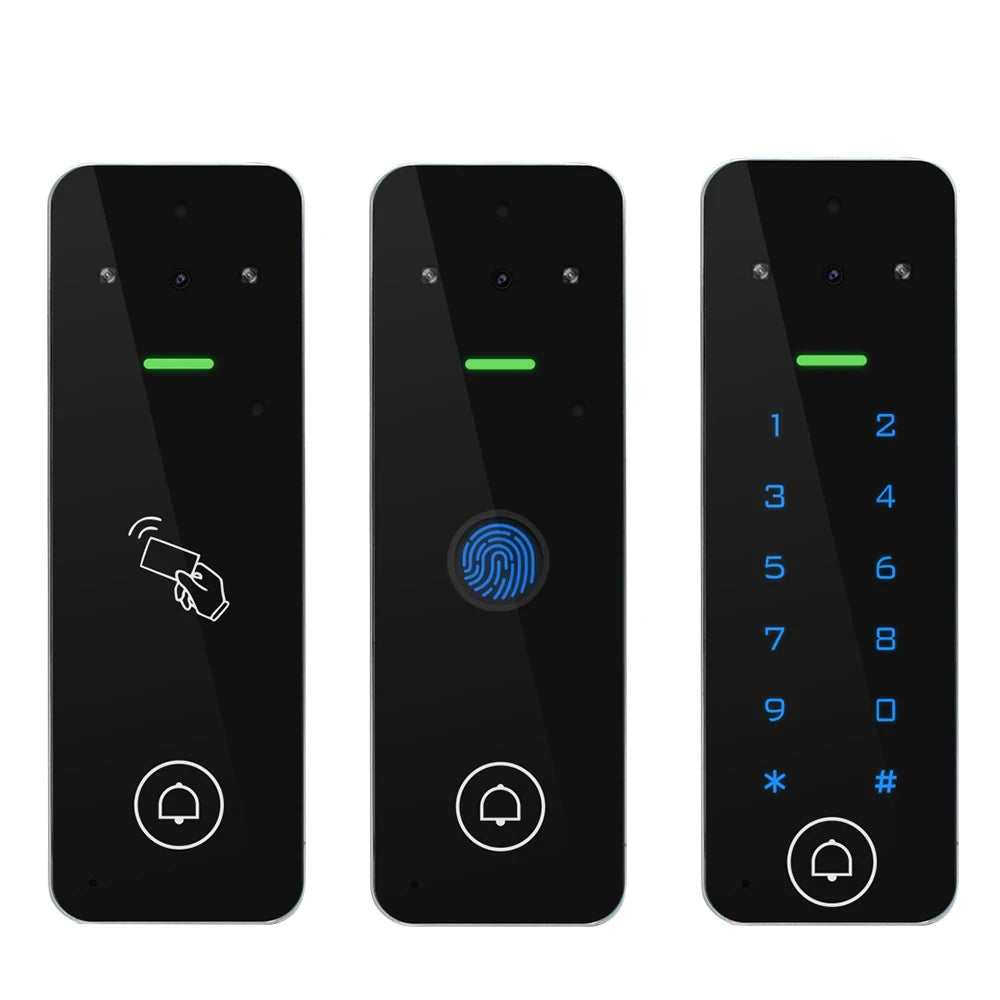 Support Tuya App Wifi Smart Access Control Video Doorbell Camera System Digital Electronic Lock Coder Digitcode Fingerprint Lock
