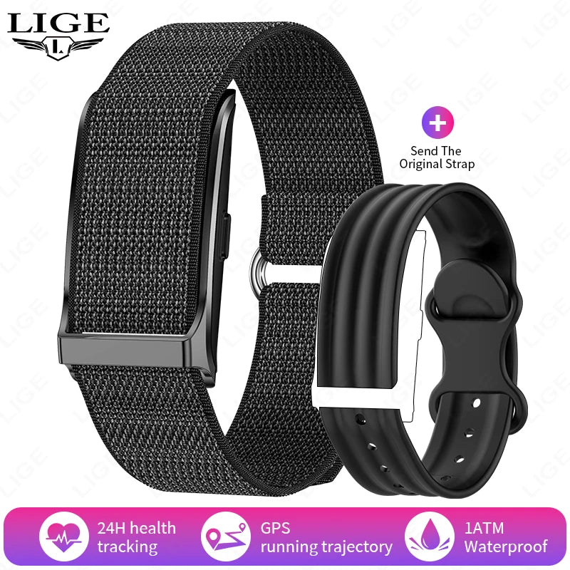 LIGE Screenless Fitness Band Watch, Activity & Sleep Tracking, Water Resistant