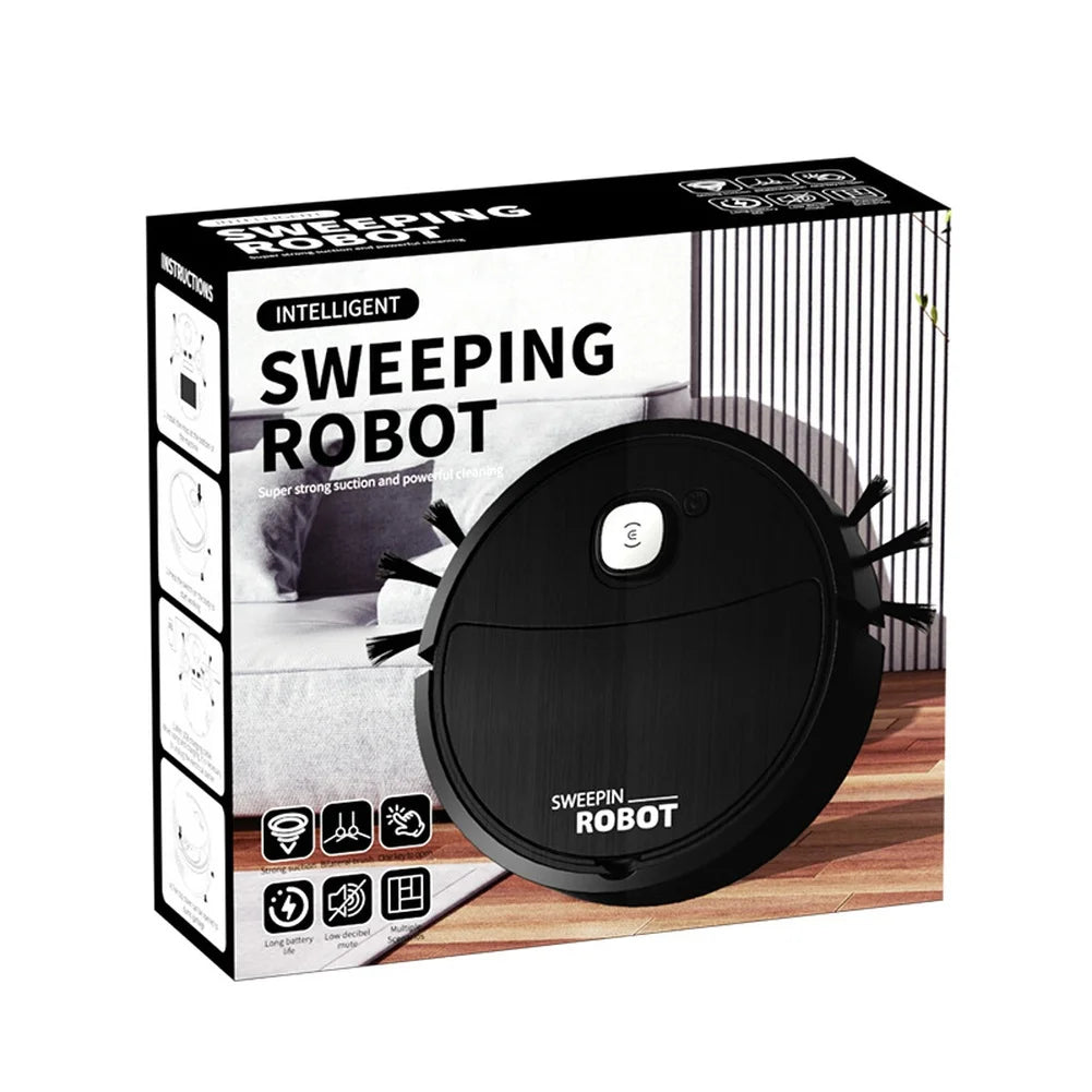 Smart Vacuum Cleaner Robot with 3 in 1 Cleaning Modes Sweeping Suction and Mopping for Effective Hard Floor and Carpet Cleaning