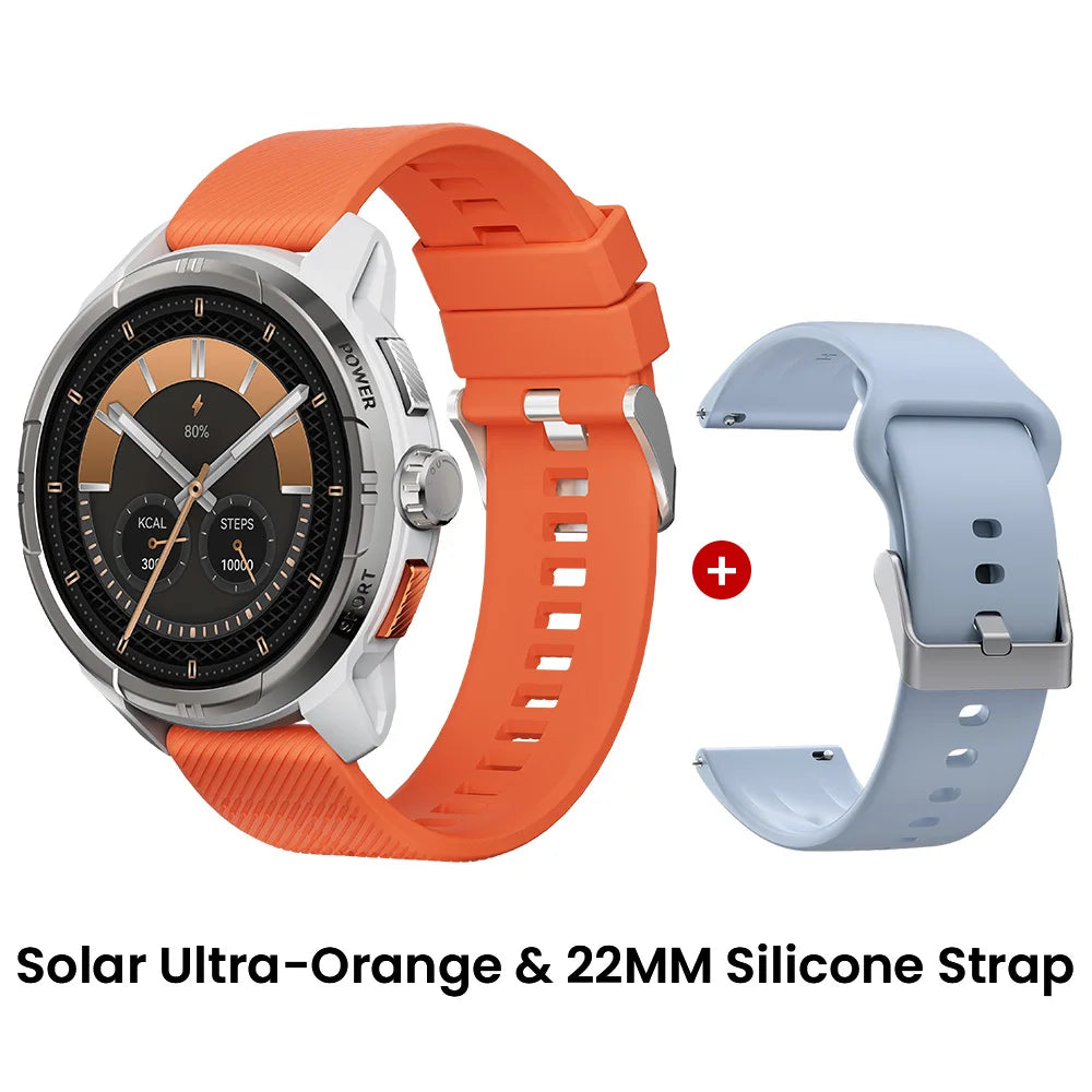 HAYLOU Solar Ultra GPS Smart Watch, 1.6" AMOLED, 5ATM Water Resistant, Bluetooth Calling