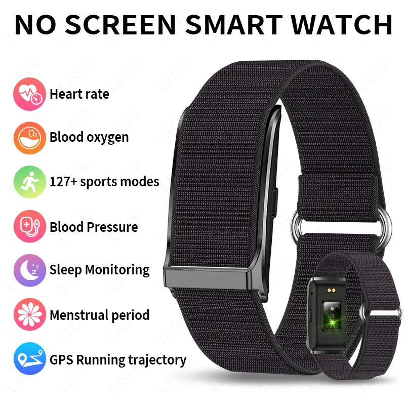 LIGE Screenless Fitness Band Watch, Activity & Sleep Tracking, Water Resistant