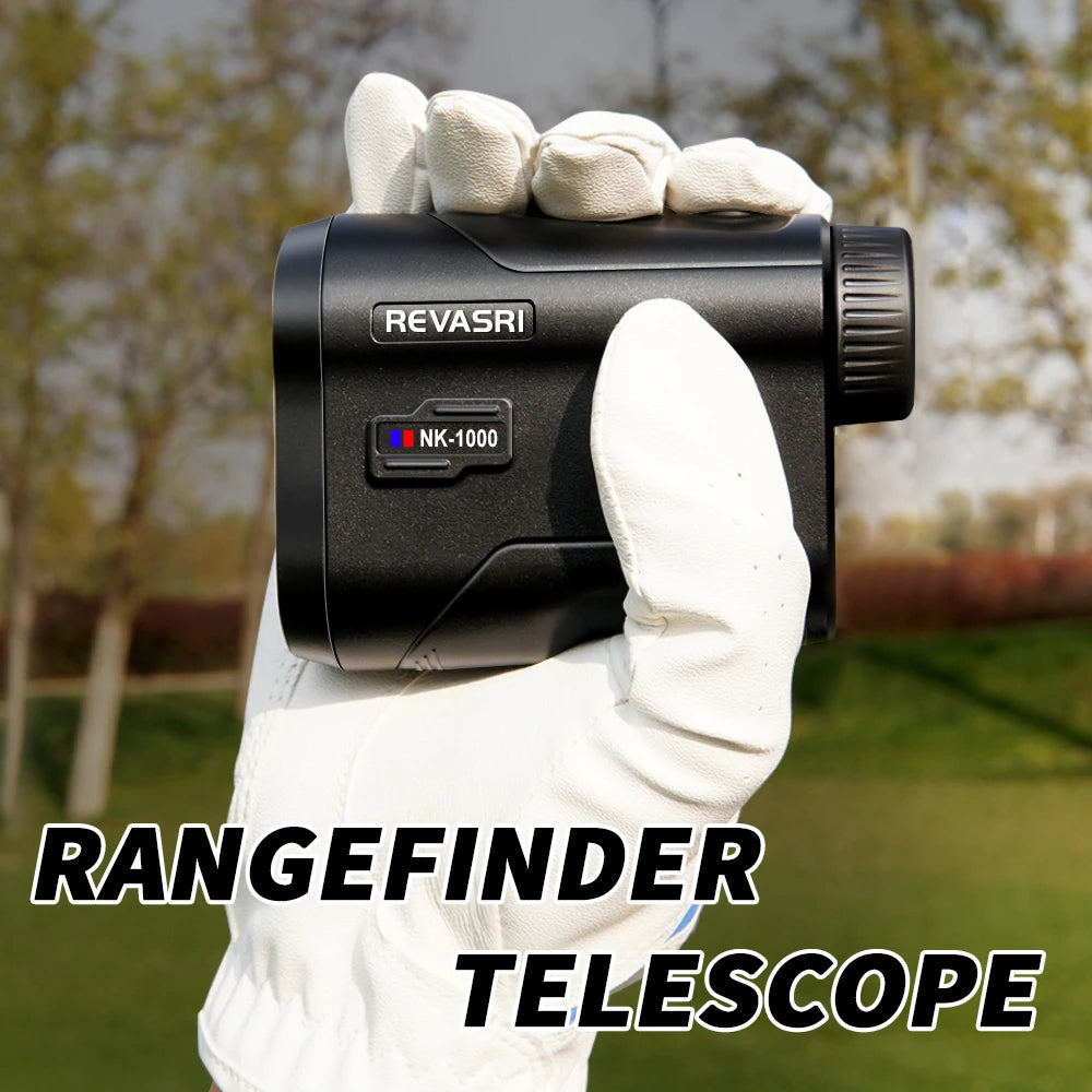 Golf Laser Rangefinder 600/1000M – Slope, Flag Lock & Vibration, Rechargeable
