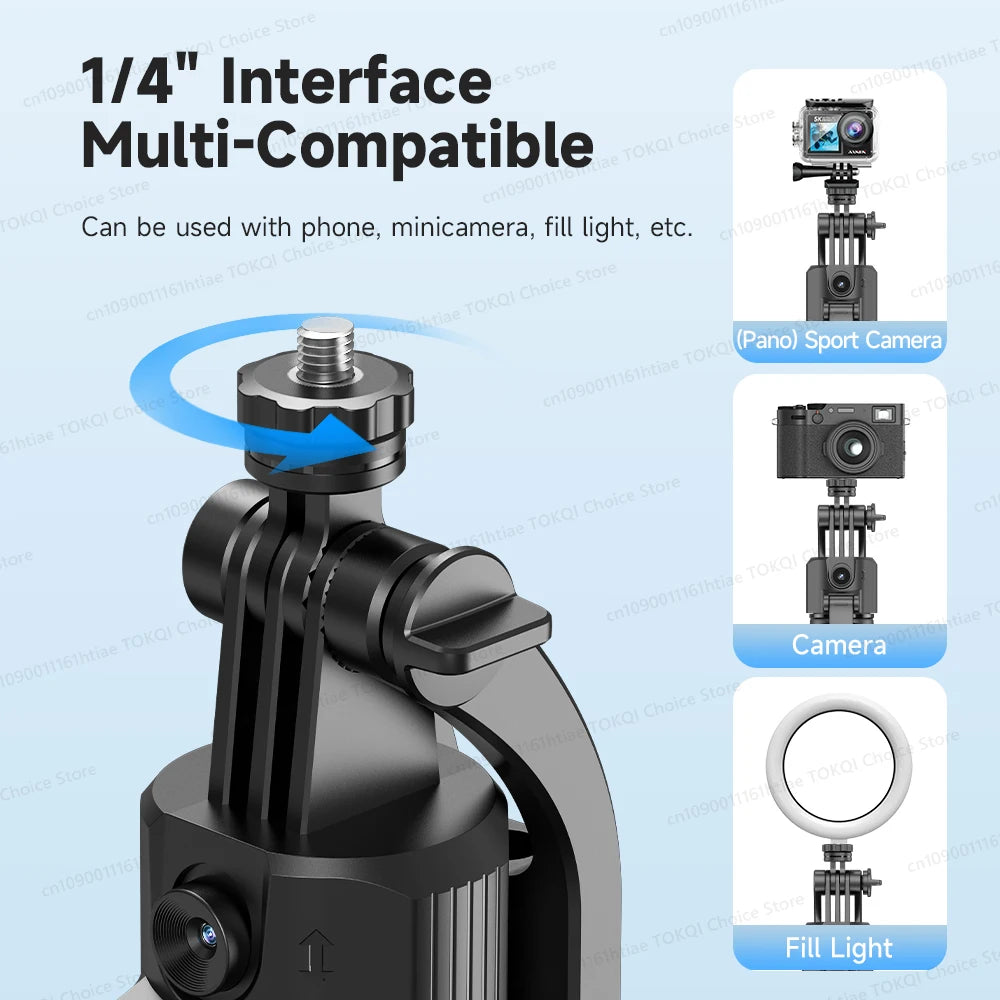 AI Face Tracking Gimbal Phone Stand – 360° Auto Rotate Selfie Stick Tripod