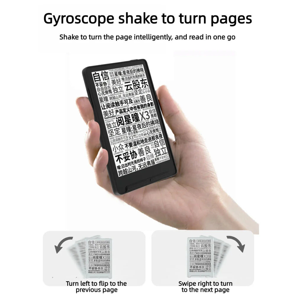 E-Ink eBook Reader – Eye-Friendly Paper-Like Display, Portable