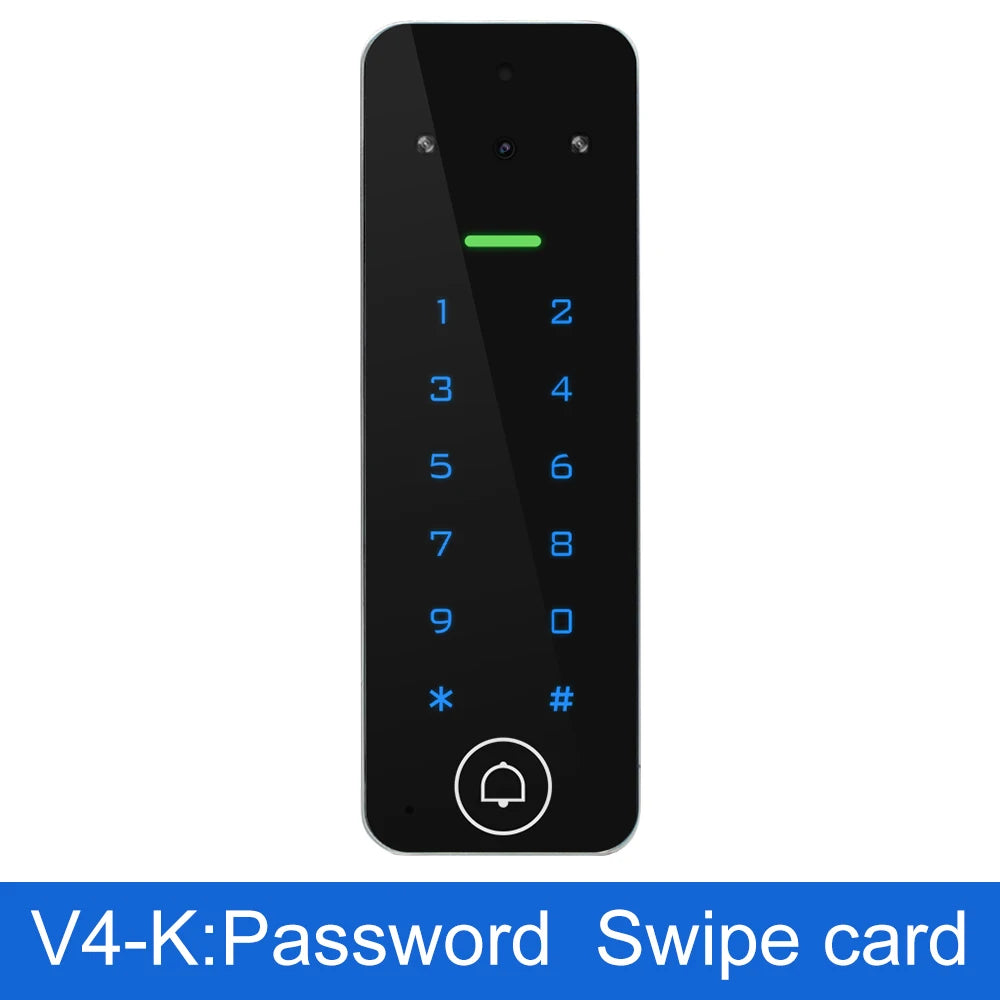 Support Tuya App Wifi Smart Access Control Video Doorbell Camera System Digital Electronic Lock Coder Digitcode Fingerprint Lock