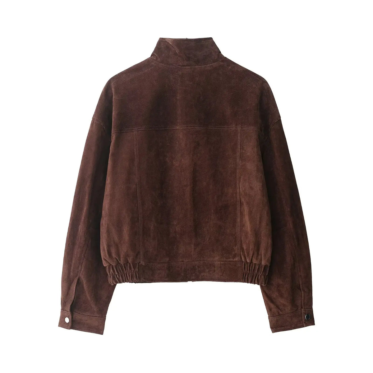 Women's Slim Warm Autumn Jacket with Big Pockets – Elegant Street-Style Coat