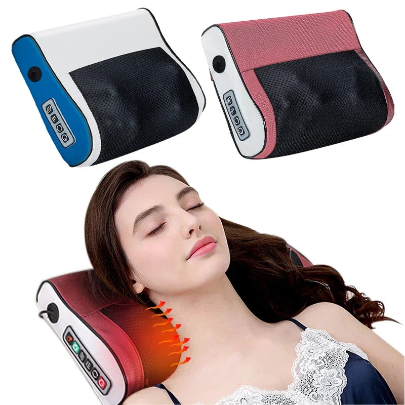 Neck & Shoulder Kneading Massager with Heat – Multi-Speed Home Massager