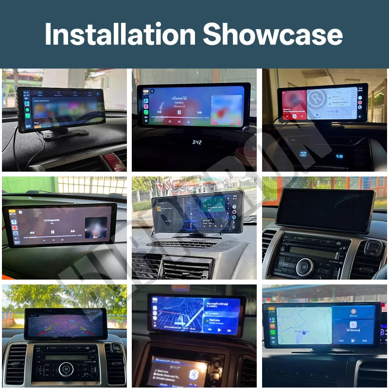 10.26" Wireless CarPlay & Android Auto Mirror Screen – Car Multimedia Player with Bluetooth