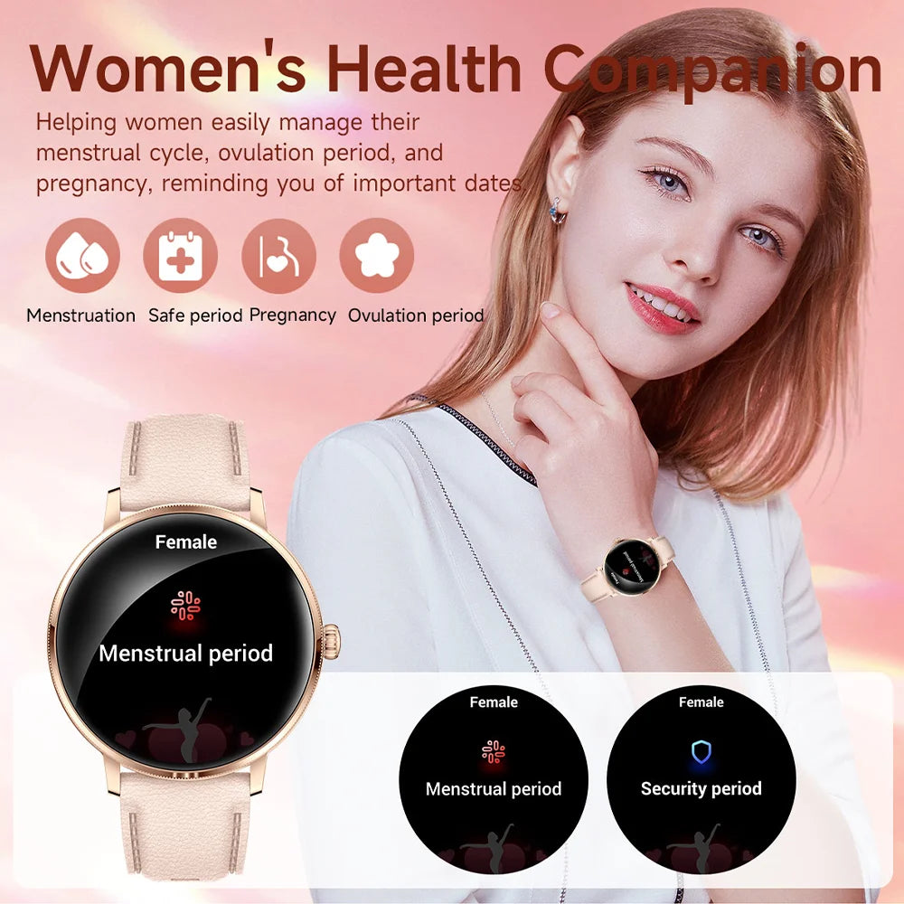 Military-Style Smart Watch, 1.19" AMOLED Display, Bluetooth Calling, Water Resistant