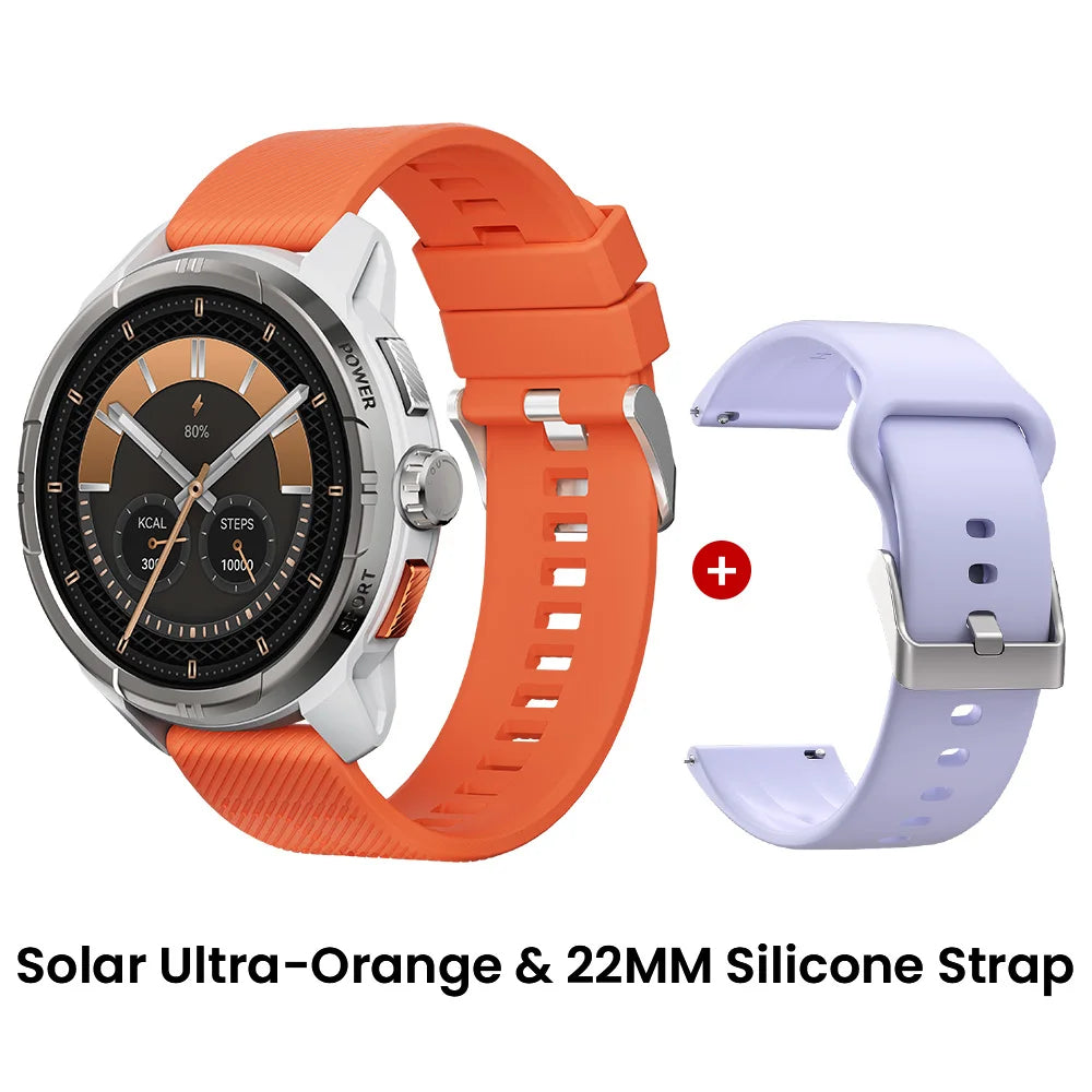HAYLOU Solar Ultra GPS Smart Watch, 1.6" AMOLED, 5ATM Water Resistant, Bluetooth Calling