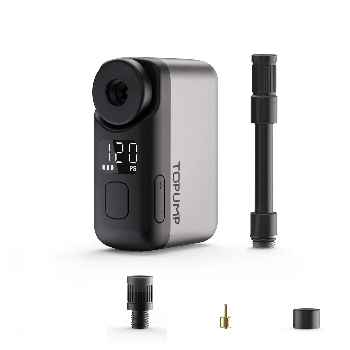 Mini Electric Bike Pump – Cordless 120PSI Tire Inflator with Digital Screen