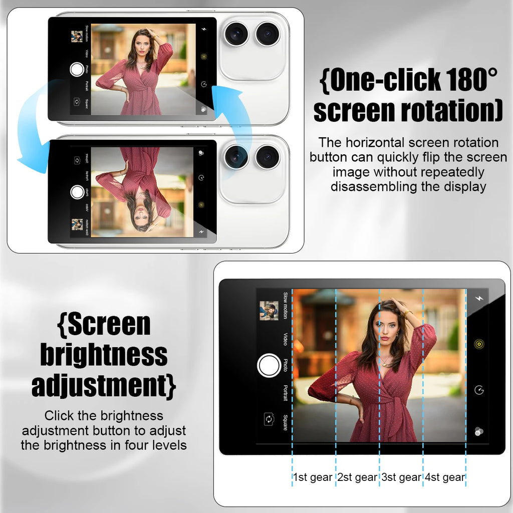 Wireless Magnetic Selfie Monitor Screen for Phone Vlogging