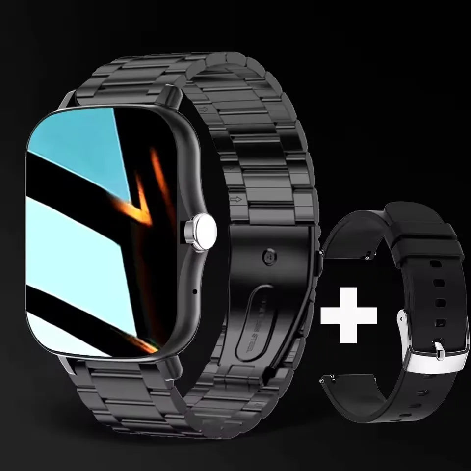 1.83" Smart Watch with Bluetooth Calling, Fitness Tracker & Sports Modes for iOS/Android
