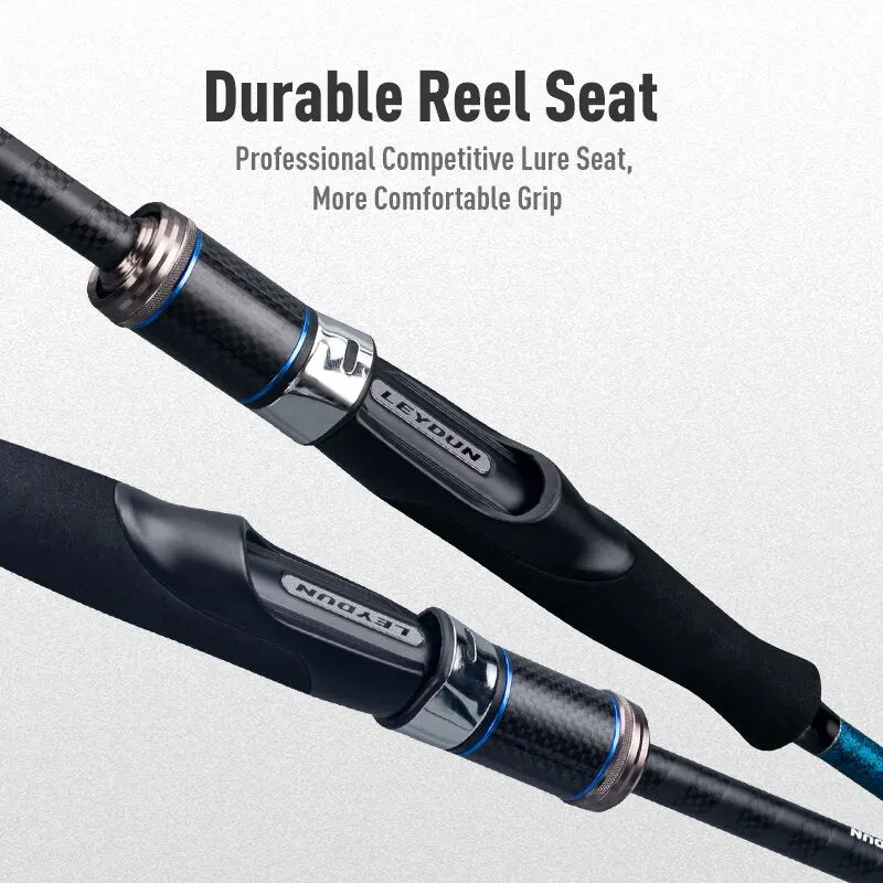 Inshore Saltwater Spinning Rod – 2-Section Light Fast Action Bass Fishing Rod