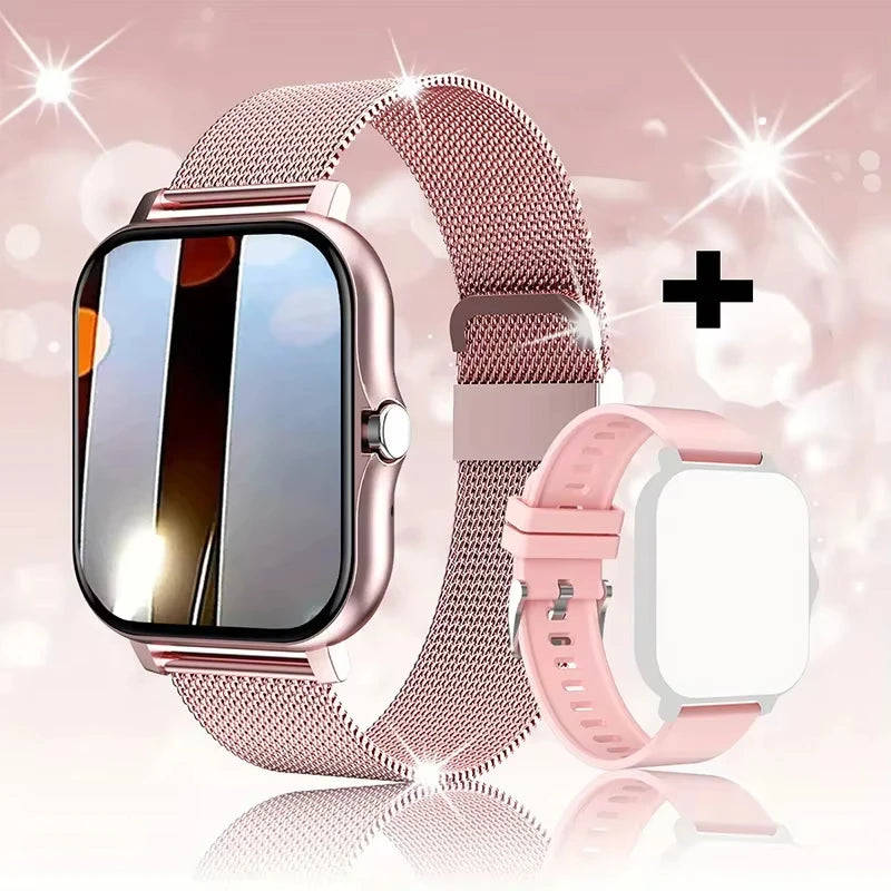 LAXASFIT Full Touch Screen Smart Watch with Bluetooth Calling & Sports Modes
