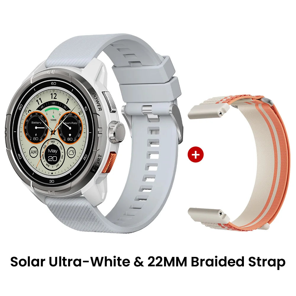 HAYLOU Solar Ultra GPS Smart Watch, 1.6" AMOLED, 5ATM Water Resistant, Bluetooth Calling