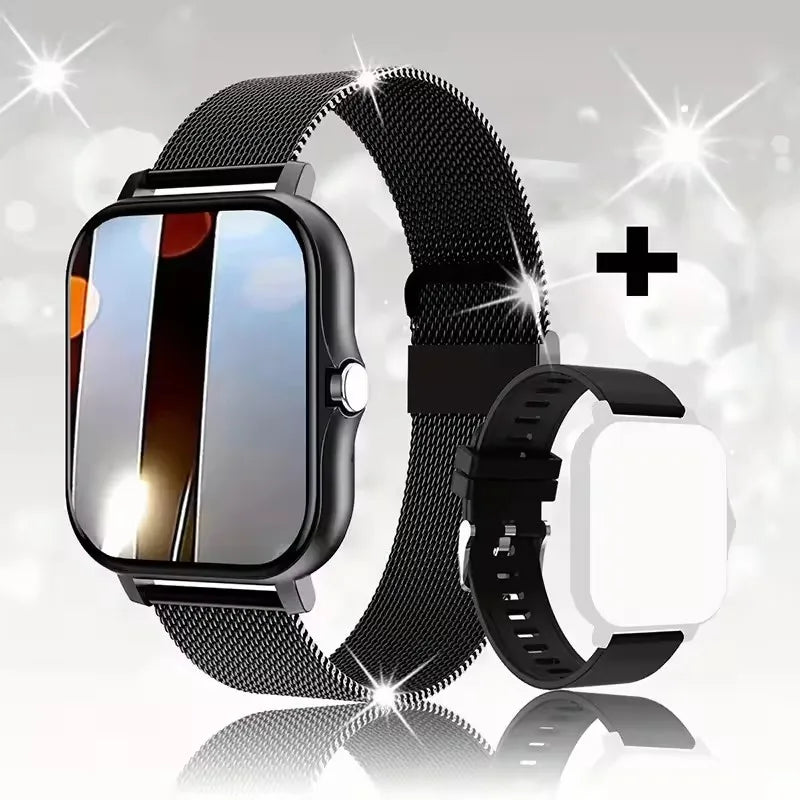 1.83" Smart Watch with Bluetooth Calling, Fitness Tracker & Sports Modes for iOS/Android