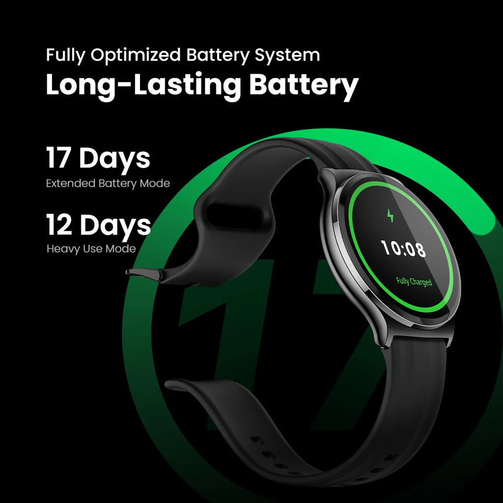 HAYLOU Solar Lite 2 Smart Watch, 1.43" AMOLED Display, 150+ Sports Modes, Voice Calling