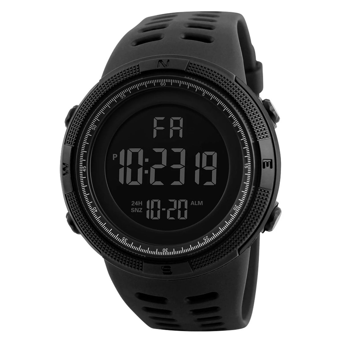 Men's Digital Sports Watch, 50m Water Resistant, Luminous Display, Alarm & Stopwatch