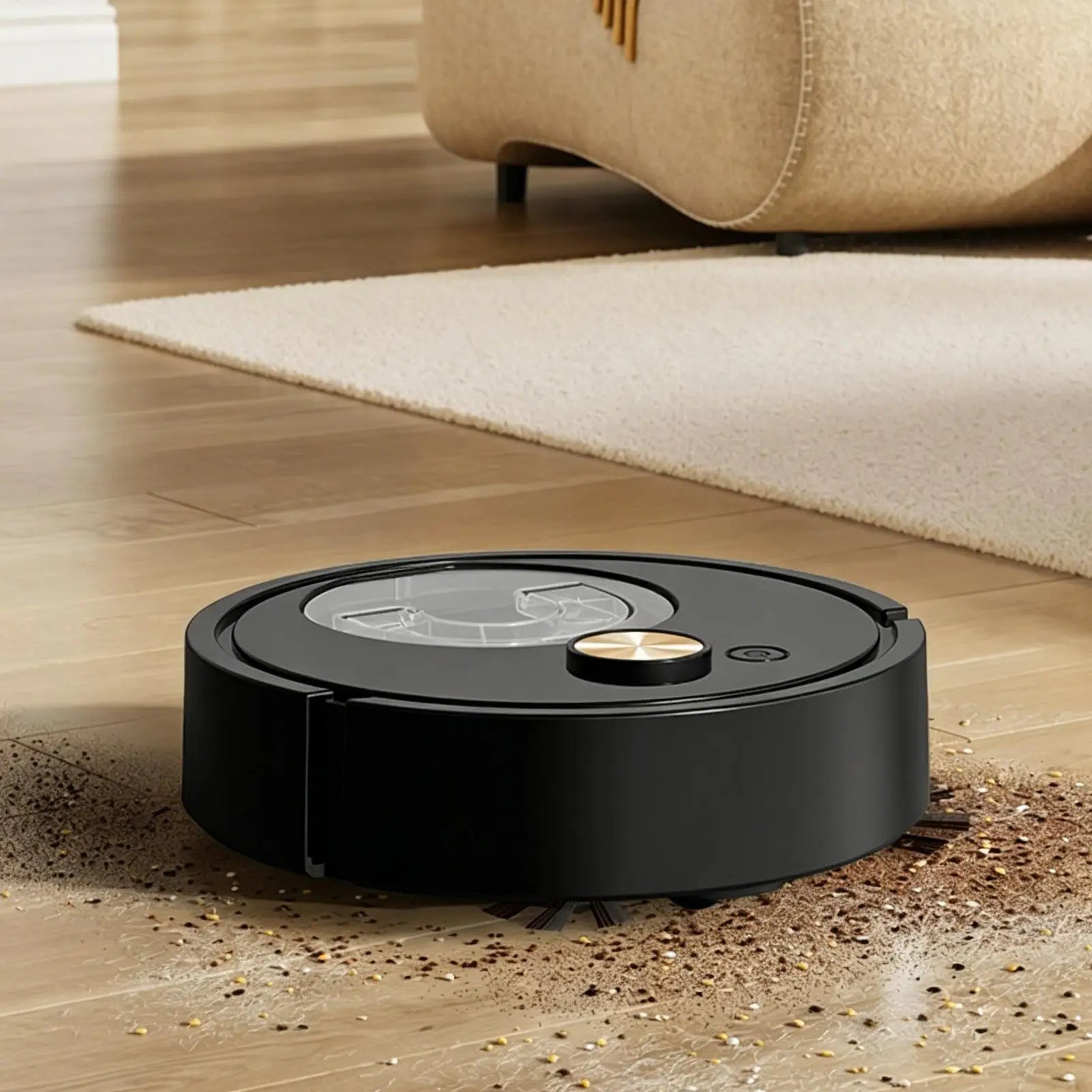 Self Cleaning Robot Vacuum Smart Cleaning Device Automatic Type-C Rechargeable Floor Robot Vacuum for Pet Hair Dust Carpet