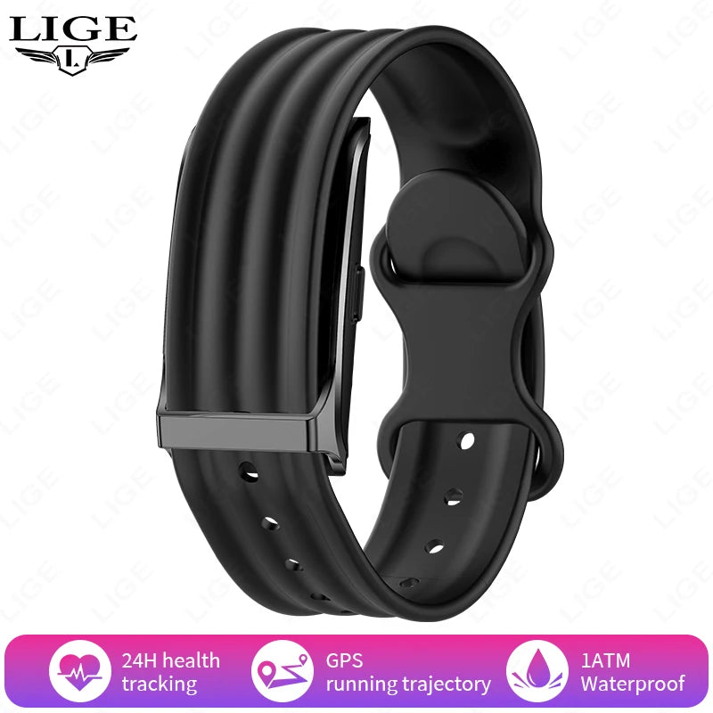 LIGE Screenless Fitness Band Watch, Activity & Sleep Tracking, Water Resistant