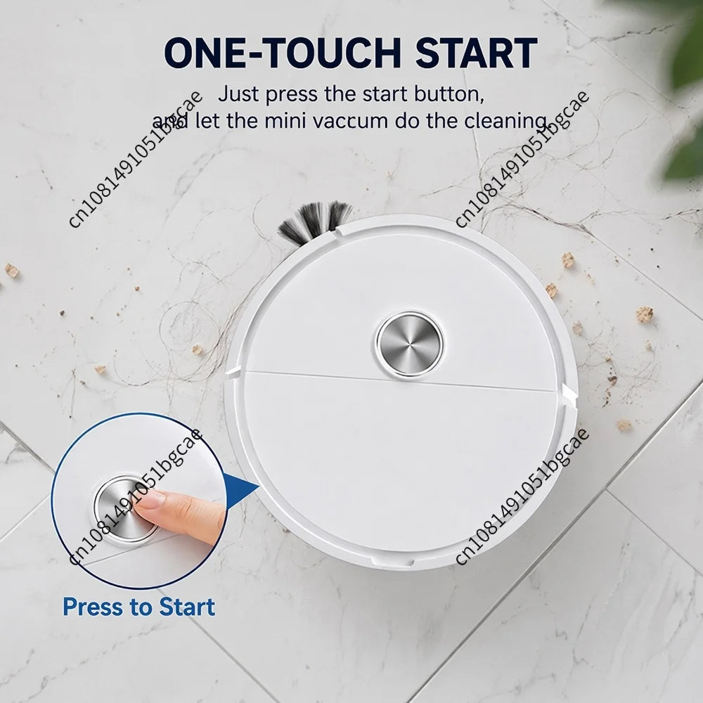 3 In 1 Intelligent Cleaning Robot Easy To Use Mini Robots Vacuum Cleaner Smart Cleaning Machine for Pet Hair&Hard Floor&Carpet