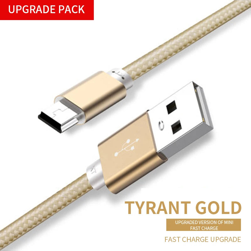 NNBILI Mini USB Cable USB To USB Fast Data Charger Cable For MP3 MP4 Player Car DVR GPS Digital Camera HDD Mini USB 1M/2M